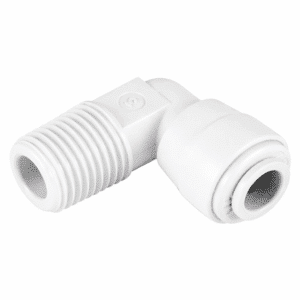 Raccord coudé fileté 1/4 Maroc mâle vers tube rapide osmoseur