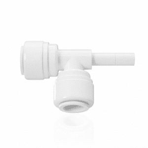 Raccord T queue lisse 1/4 pouce pour ajouter un filtre terminal à un osmoseur