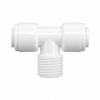 tee-mal-centre 2 Raccord en T 1/4″ mâle filetage centre + 2 sorties rapides