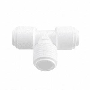 raccord en T 1/4″ mâle + 2 sorties rapides Hydralma Maroc