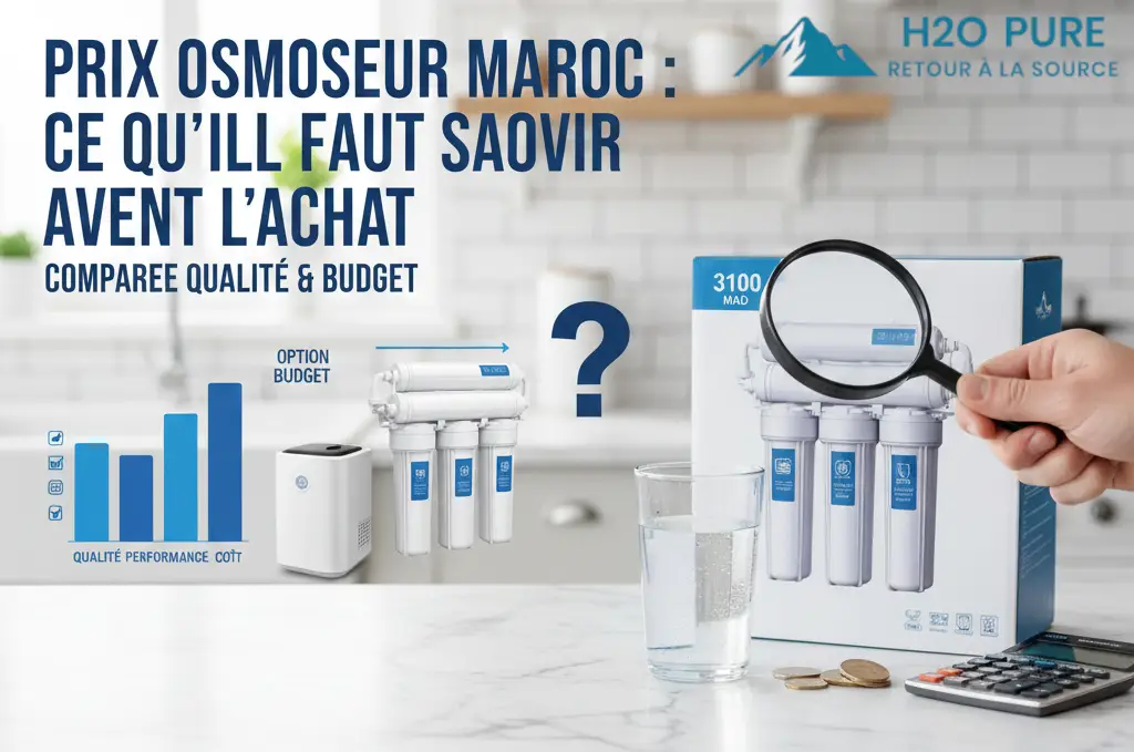 osmoseur prix Maroc comparaison achat