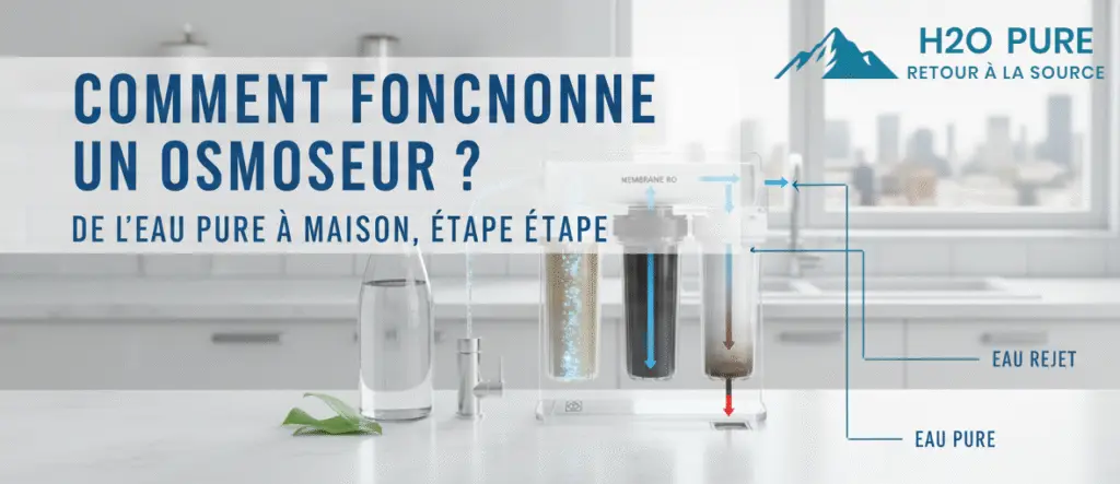 osmoseur Maroc système d’osmose inverse pour purifier l’eau du robinet