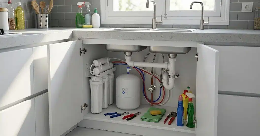 Comment installer un osmoseur sous évier chez soi ? L’installation est-elle simple ou faut-il un technicien ?